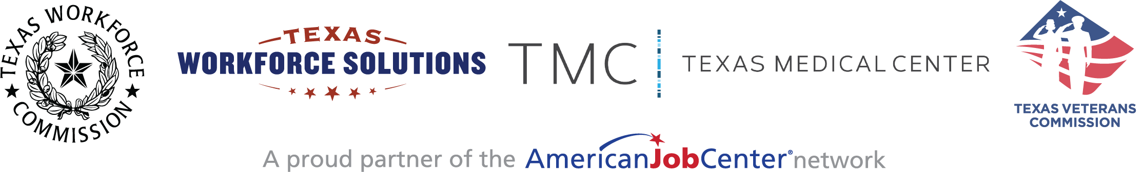 Texas Workforce Solutions Partner Logos
