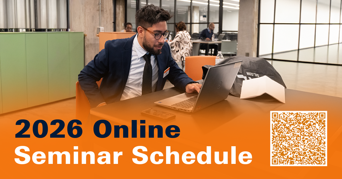 2026 Online Seminar Schedule: Career and Employment Readiness Seminars Series