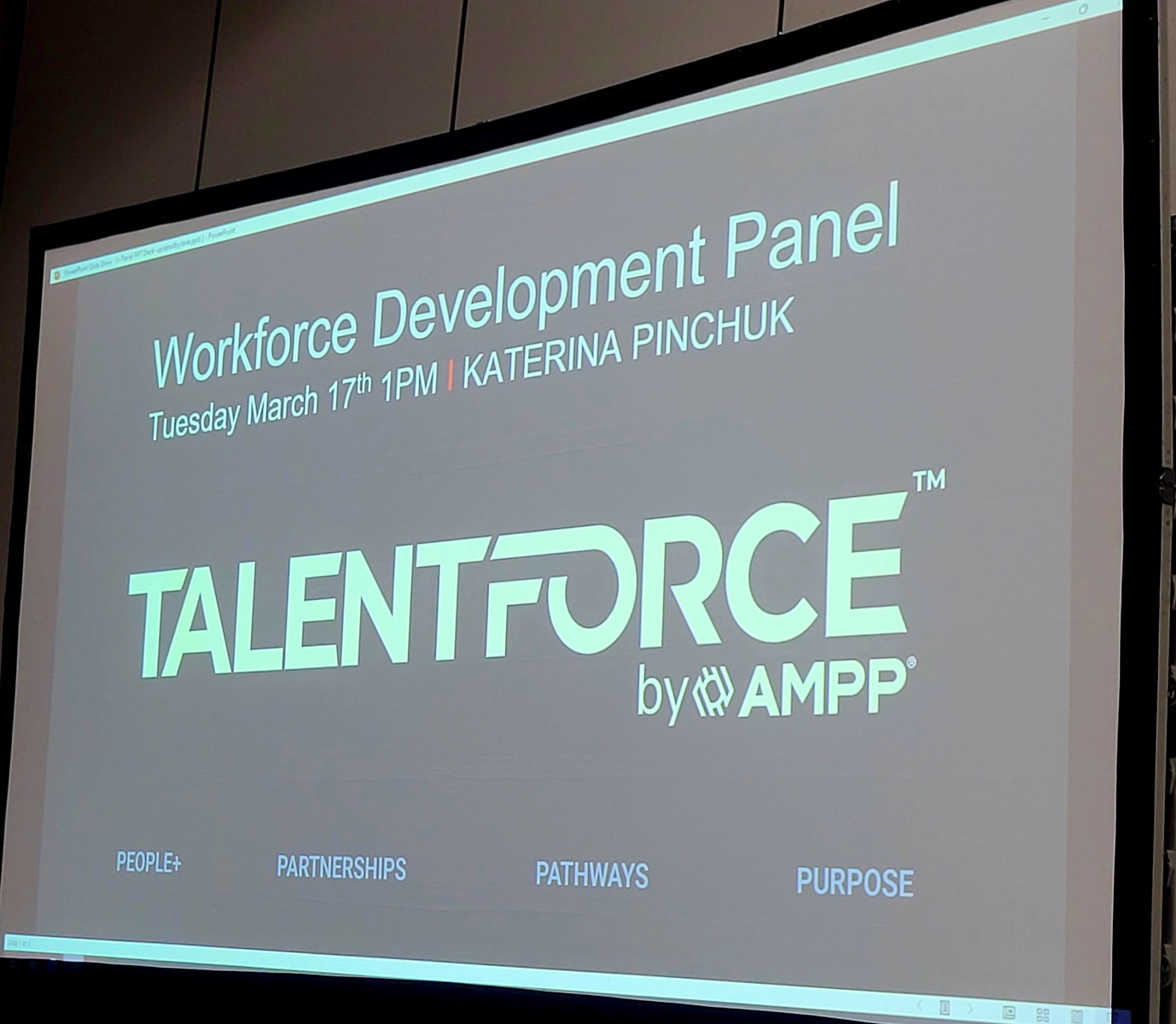 Juliet Stipeche Engages Industry Leaders as TalentForce Launches at AMPP 2026