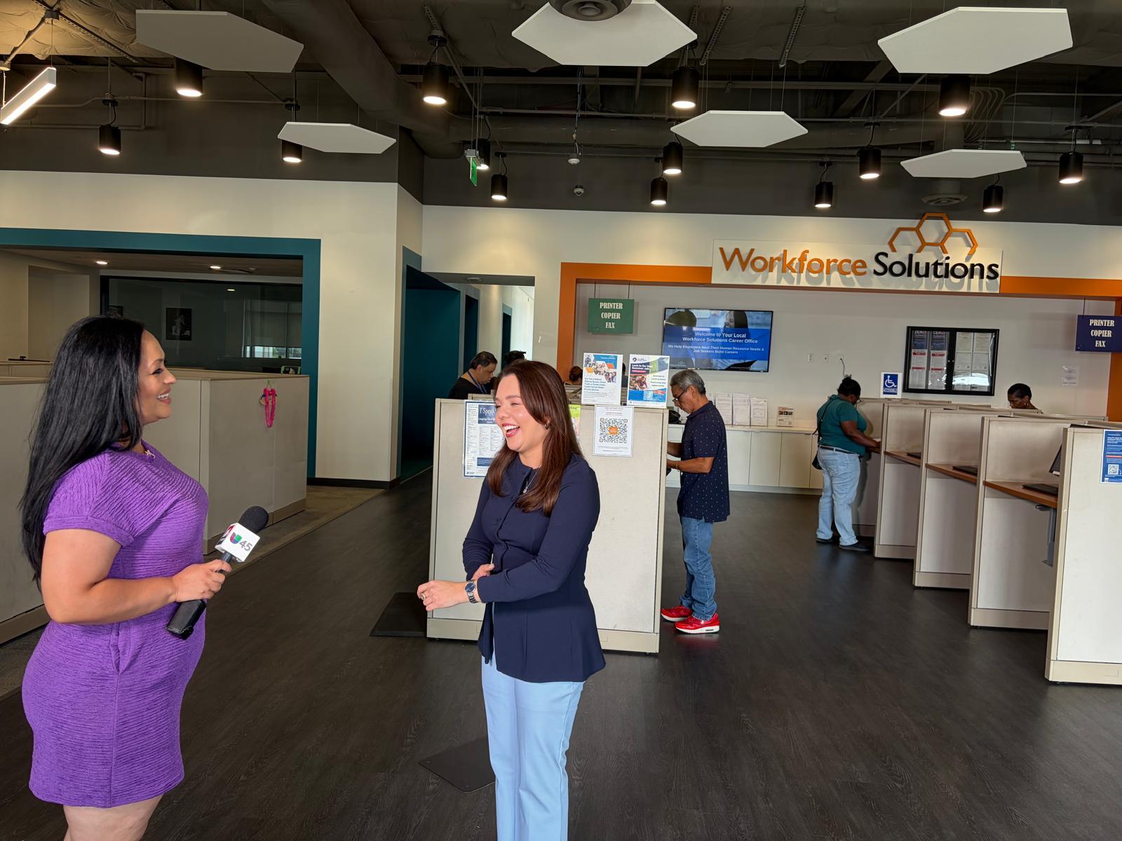 Workforce Solutions Shares Career Advice for New Graduates on Univision Houston